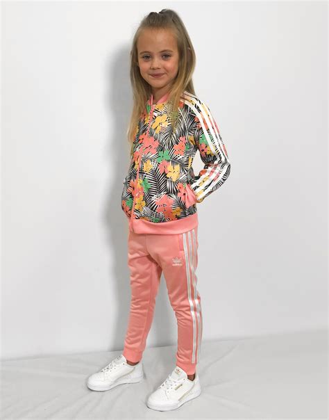 adidas tracksuit for young girls.